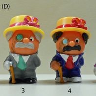 Ü-Ei-Kugelfiguren-Serie "Kleine Verwandlungskünstler" D 1997, komplett + 10 BPZ