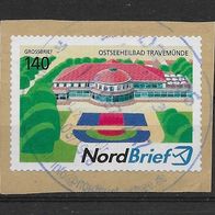 098) Nordbrief - Ostseeheilbad Travemünde gestempelt auf Papier