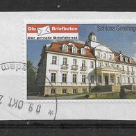 099) Die Briefboten - Schloss Genshagen gestempelt auf Papier