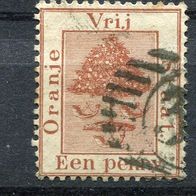 SA063 Südafrikanische Staaten / Oranjefreistaat, 1 c gestempelt o 0,70 M€
