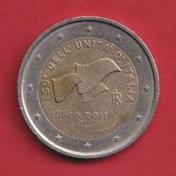 Italien 2 Euro 2011 150 Jahre Vereinigung Sondermünze