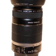 Canon EF-S 55-250 mm F/4.0-5.6 IS Objektiv Bild stabilisiert