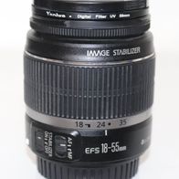 Canon EF-S 18-55mm f/3.5-5.6 IS Bildstabilisiertes Objektiv - für Canon EOS