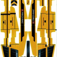 LEGO Ersatzstickerbogen passend für den 8043 Raupenbagger