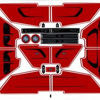 Lego 8070 Ersatzstickerbogen für den Super Car