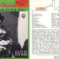 7"MÜLLER-WESTERNHAGEN, Marius · Mit Pfefferminz bin ich dein Prinz (Promo RAR 1979)