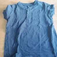 Dunkelblaues Shirt - Gr. 110/116 von lupilu