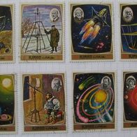 1971, Ajman, Stamp Series: Space Research, Mi AJ 991-998, MNH