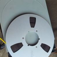 Revox Tonbandspule Alu Bandspule mit Bandmaterial und Schuber Boxl