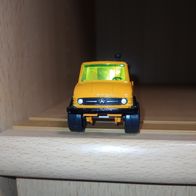 SIKU Unimog mit Anhänger " Baustellenblitz " Strassendienst