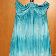 Kleid mit Unterrock grün Neckholder Gr. M