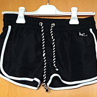 Sporthose Trainingshose schwarz Kordel Gr. 34/36