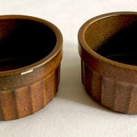 2 Keramik Auflaufförmchen feuerfest für Mikrowelle und Backofen, Dipform