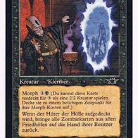 4x "Hüter der Hölle", Common aus "Legionen", Erhaltung siehe Text