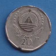 Kapverdische Inseln 20 Escudos 1994 Schiff