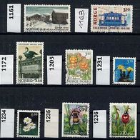 Norwegen Mi. Nr. 1161 + 1163 + 1172 + 1205 + 1231 + 1234 + 1235 + 1236 o <