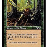 3x "Hartholz-Beschwörer", Common aus "Legionen", ungespielt