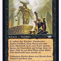 4x "Dunkler Bittsteller", Uncommon aus "Legionen", Erhaltung siehe Text