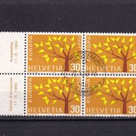 Schweiz MiNr. 756 Europa Viererblock gestempelt M€ 3,20 #1367a