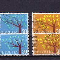 Schweiz MiNr. 756-757 Europa komplett gestempelt zur Auswahl M€ 2,00 #E439df