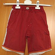 Hose Shorts kurz rot Gr. 116