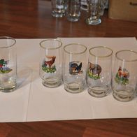 Mehrzweck Glas - Segelschiff - Saft Bier-Glas DDR