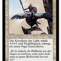 3x "Kavallerie der Lüfte", Uncommon aus "Legionen", Erhaltung siehe Text