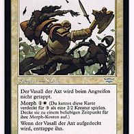 4x "Vasall der Axt", Uncommon aus "Legionen", Erhaltung siehe Text
