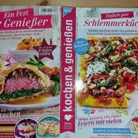 2x Zeitschrift „Kochen & Genießen“ - Mai 2015 & Dezember 2016 - Rezeptideen WOW