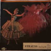 Magyar Radio Szorakoztato Zenekara: Johann Strauss - Waltzes (1959) 45 single 7" EX