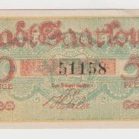 Saarlouis-Notgeld-50 Pfennig, vom1.11.1920 Unterschrift Hetzler,1 Schein