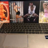 4 Erotik-Autogrammkarten von Erotikstars Summer, Bond & 2 x Hase