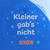 Haribo Aufkleber Blau - Sommeraktion