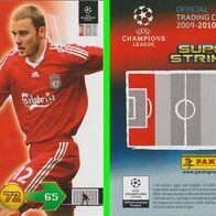 Panini Champions League 2009/10 Fabio Aurelio FC Liverpool