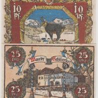 Schliersee-Notgeld-10-25 Pfennig vom 15.6.1921