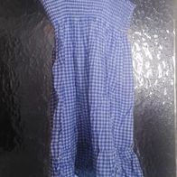Blau weiß kariertes Kleid - H&M - Gr. 122