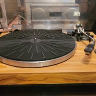 Edler Akai AP-100C Plattenspieler Turntable Unikat im Olive Holzgehäuse