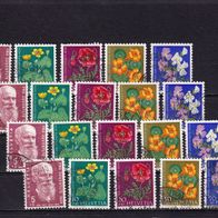 Schweiz MiNr. 687-691 Pro Juvenute 1959 kpl. gest. eine zur Auswahl M€ 8,00 #E464d5a