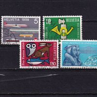 Schweiz MiNr. 668-671 Jahresereign. 1959 kpl. gest. eine zur Auswahl M€ 2,20 #E468b9a