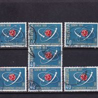 Schweiz MiNr. 662 Atomkonf. 1958 kpl. gest. eine zur Auswahl M€ 0,60 #E469f