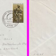 FDC Ersttagsbrief Drucksache mit MiNr Berlin 543 und ESSt echt gelaufen