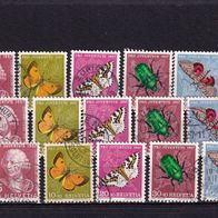 Schweiz MiNr. 648-652 Pro Juventute 1957 kpl. gest. eine zur Auswahl M€ 11,0 #E473e4a