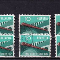 Schweiz MiNr. 638 a+b gest. ein Paar zur Auswahl M€ 1,10 #E475f6a