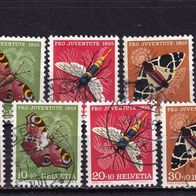Schweiz MiNr. 618-622 Pro Juventute 1955 gest. eine zur Auswahl M€ 14,00 #E481ef