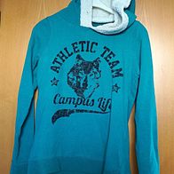 Kapuzenpulli Kapuzenpullover Hoodie grün Gr. S