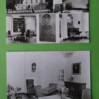 Birkenwerder - Kreis Oranienburg - Clara-Zetkin-Gedenkstätte - zwei Karten / DDR