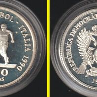 Sao Tomé und Principe 1990 1000 Dobras Fußball WM „Zweikampf“