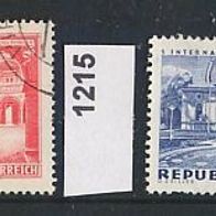 Österreich Mi. Nr. 1112 Bauwerke + 1215 Int. Messe in Wels o <