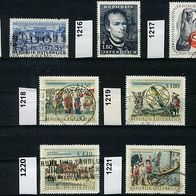 Österreich Mi. Nr. 1215 + 1216 + 1217 + 1218 + 1219 + 1220 + 1221 o <