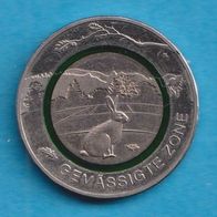Deutschland 5 Euro 2019 J Gemässigte Zone Hasen